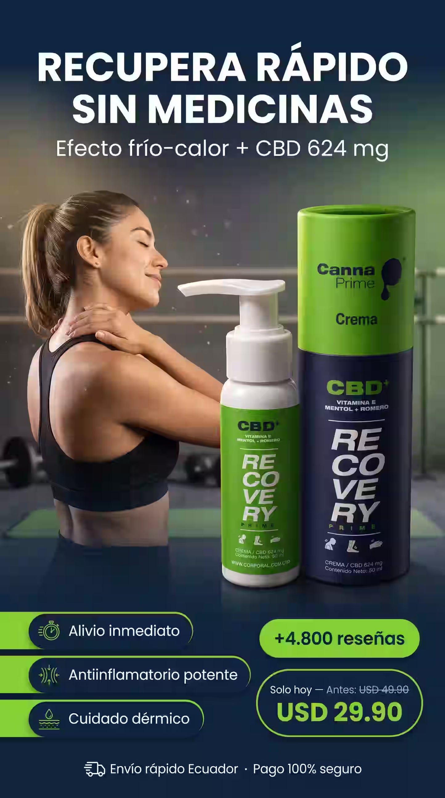 Canaprime Crema para el dolor